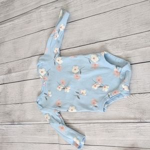 Baby blue floral one piece